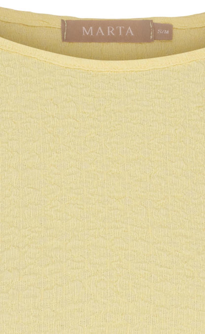 Marta Du Chateau Bluse - Vionne - Yellow536