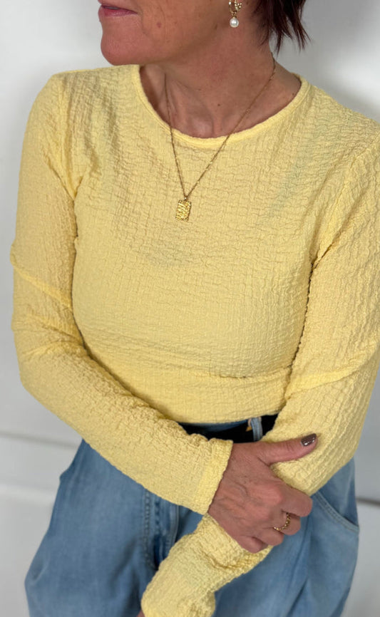 Marta Du Chateau Bluse - Vionne - Yellow536