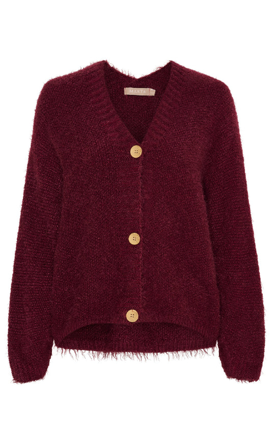 Marta Du Chateau Cardigan - Dakota - Bordeaux