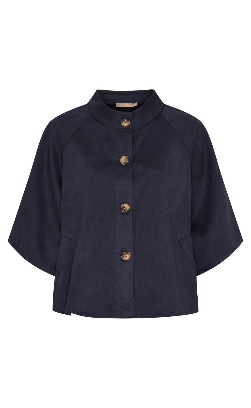 Marta Du Chateau Jakke - Britta - Navy4