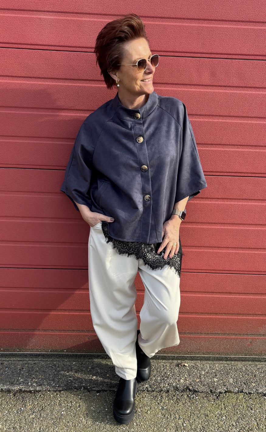 Marta Du Chateau Jakke - Britta - Navy4