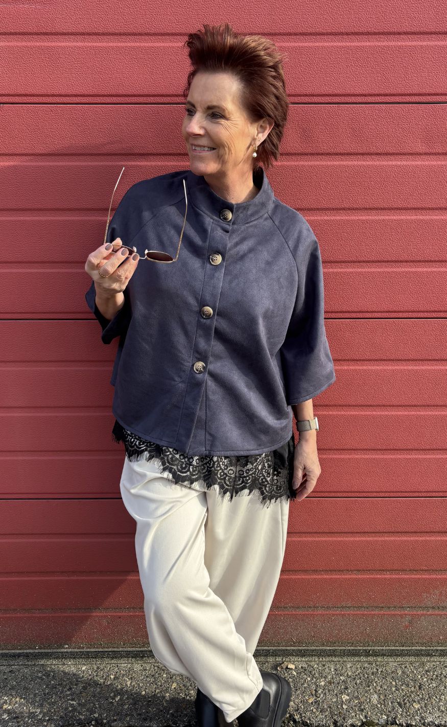 Marta Du Chateau Jakke - Britta - Navy4
