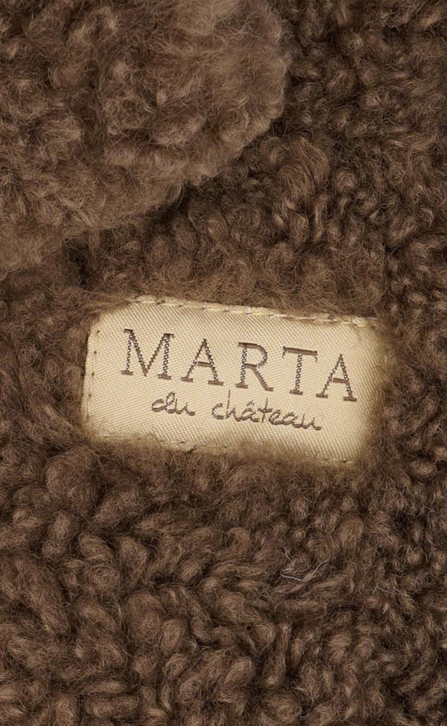 Marta Du Chateau Luffer -  Marta Teddy Mitten - Brown