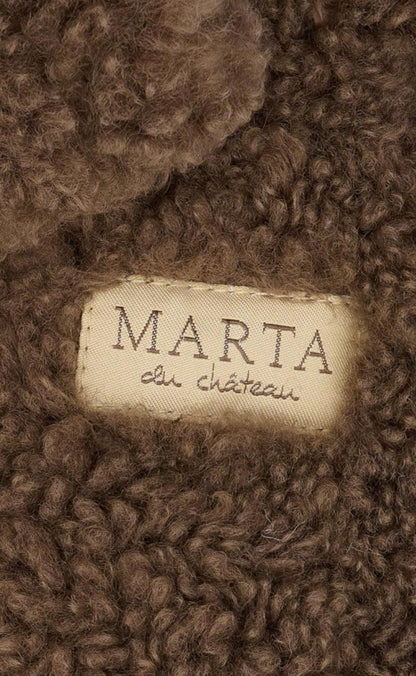 Marta Du Chateau Luffer -  Marta Teddy Mitten - Brown