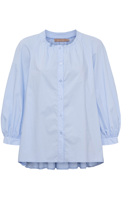 Marta Du Chateau Skjorte - Joelle - LightBlue14