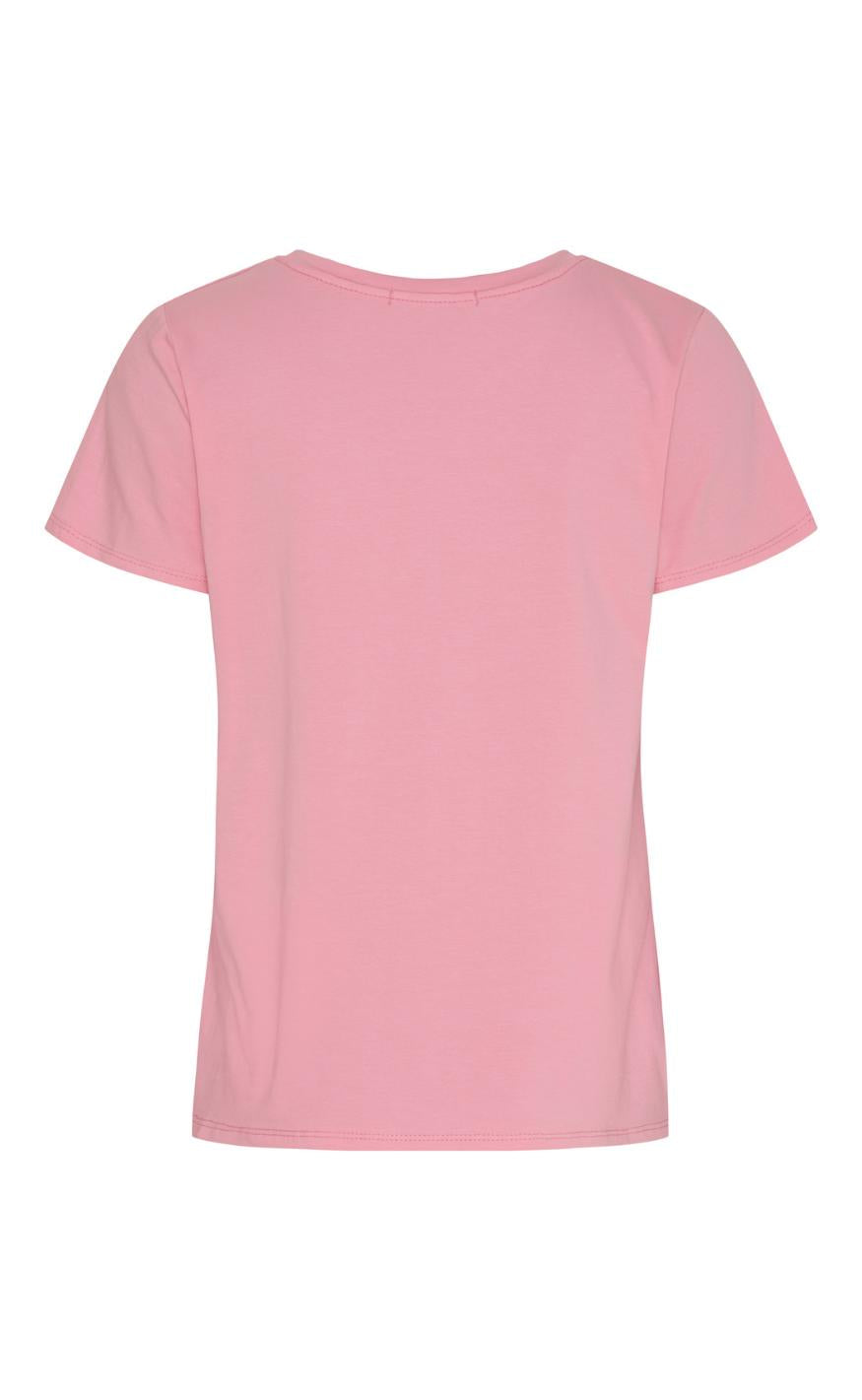 Marta Du Chateau T-Shirt - Herdis - Rosa Barbie/Beige
