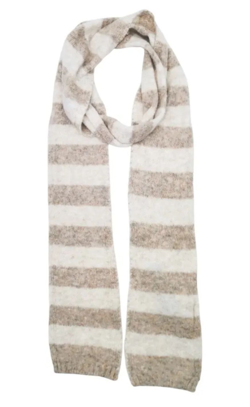 Marta Du Chateau Tørklæde - Silla - Taupe/Apricot