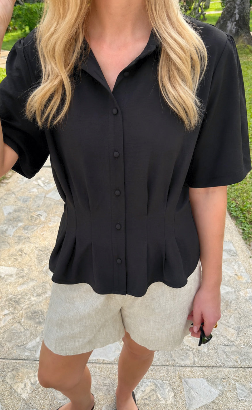 Say INA Copenhagen - Mille Blouse  - Black