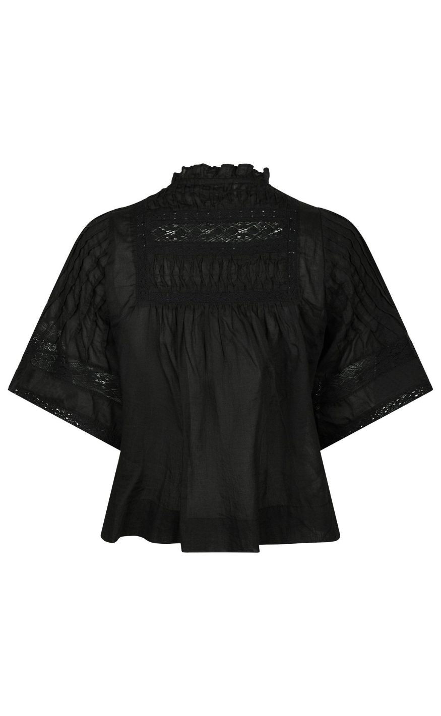 Neo Noir Bluse - Siama S Voile - Black