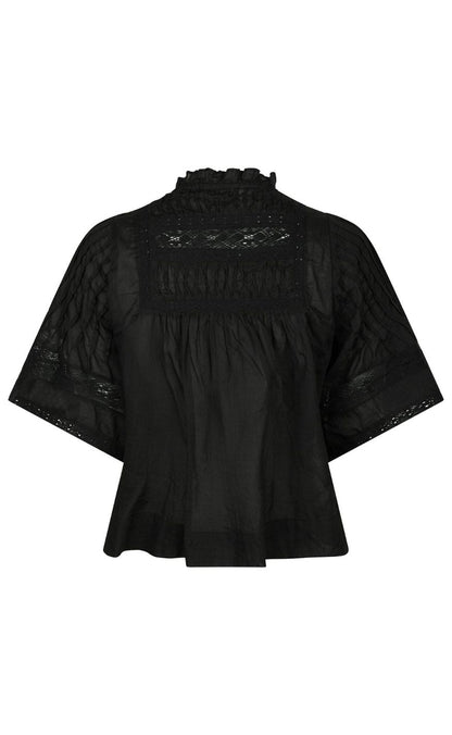 Neo Noir Bluse - Siama S Voile - Black