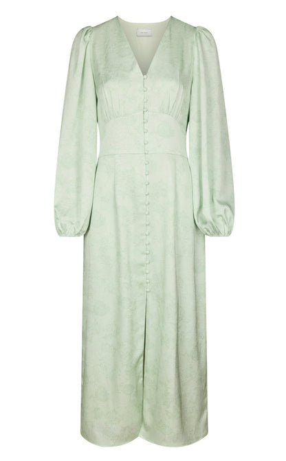Neo Noir Kjole - Alto Pattern - Light Green