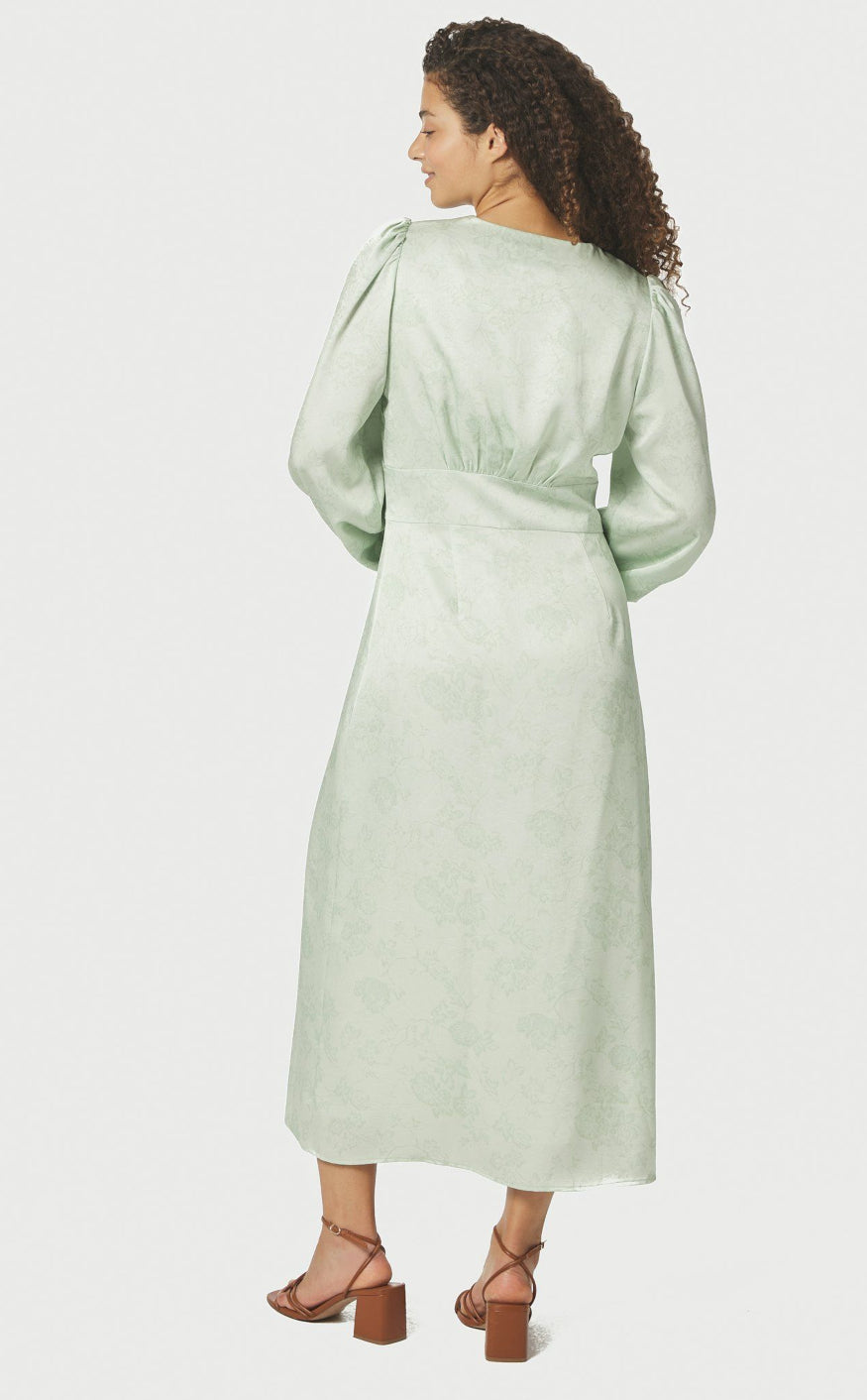 Neo Noir Kjole - Alto Pattern - Light Green