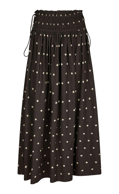 Neo Noir Nederdel - Lillie Dot - Dark Brown