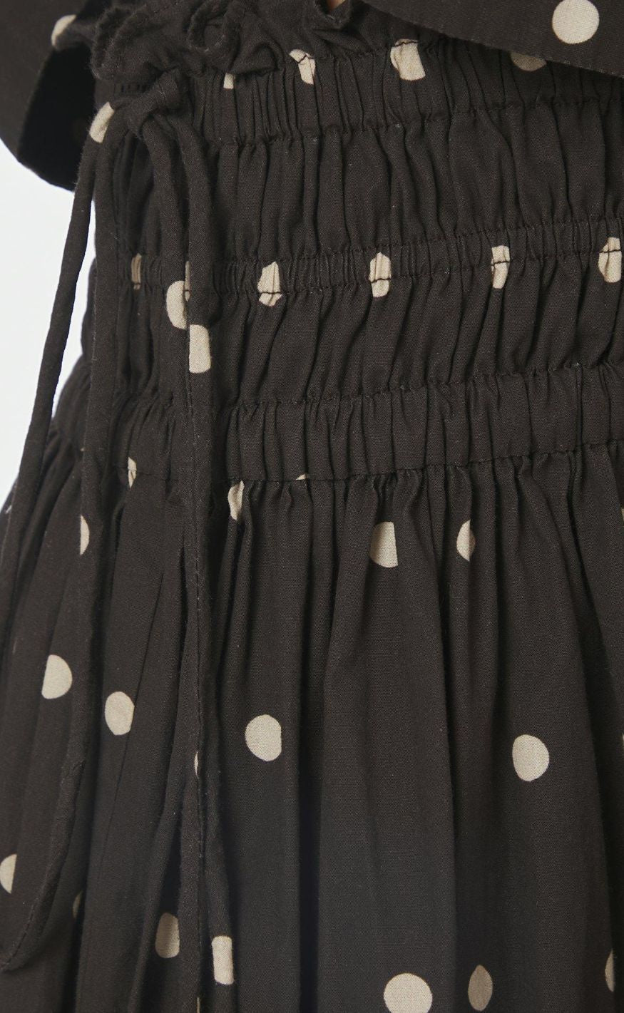 Neo Noir Nederdel - Lillie Dot - Dark Brown