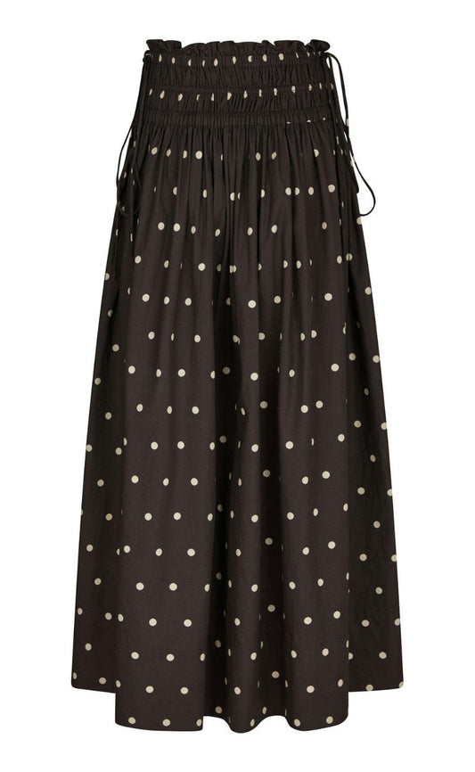 Neo Noir Nederdel - Lillie Dot - Dark Brown