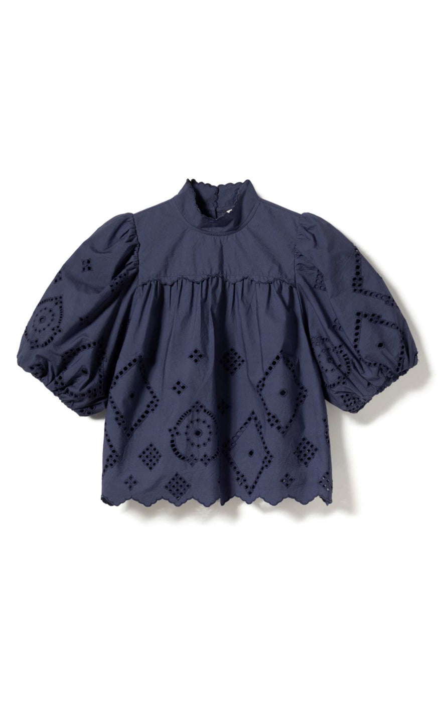 Noella Bluse - Marilyn - Dusty Blue