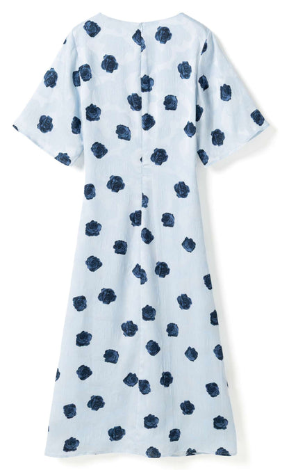 Noella Kjole - Lavina - Delice Blue Print