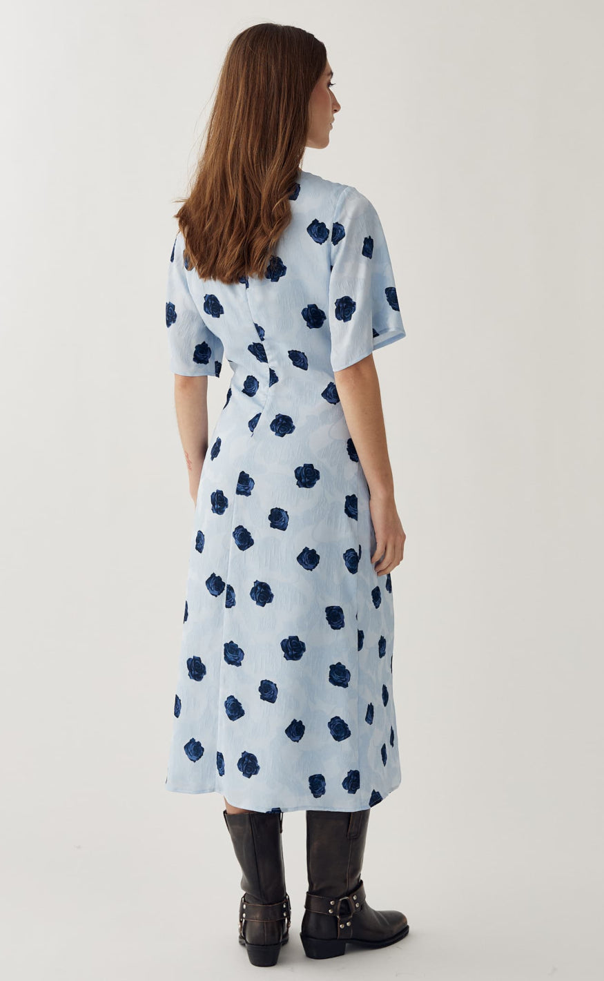 Noella Kjole - Lavina - Delice Blue Print