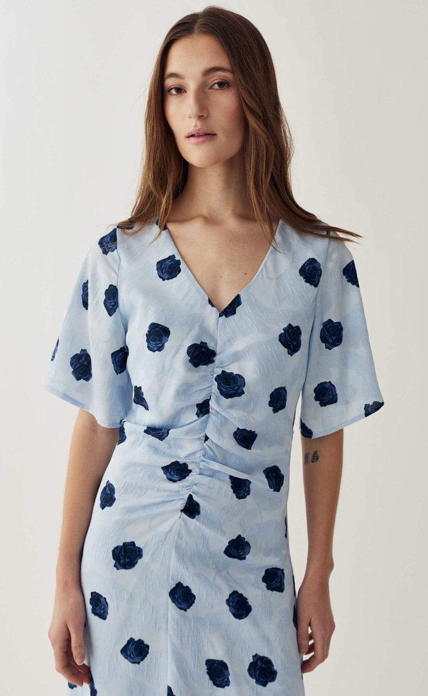 Noella Kjole - Lavina - Delice Blue Print