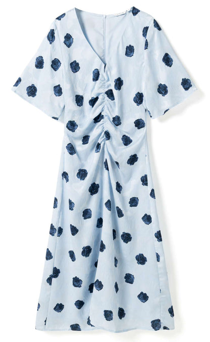 Noella Kjole - Lavina - Delice Blue Print