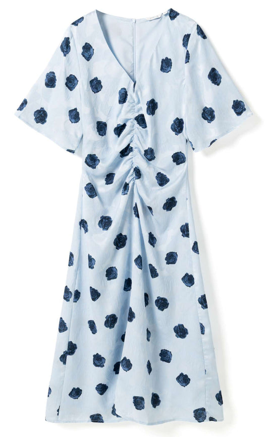 Noella Kjole - Lavina - Delice Blue Print