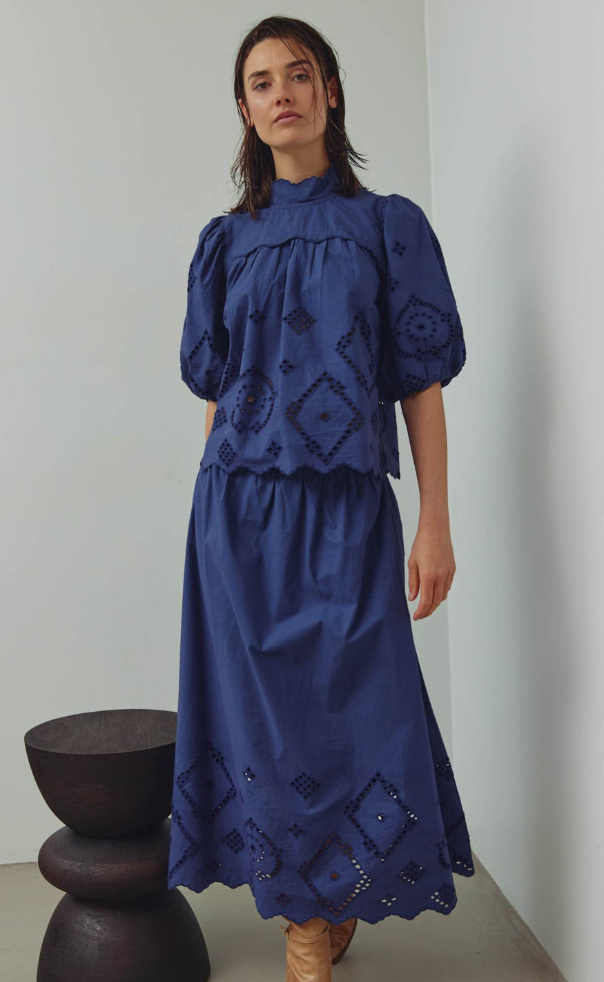 Noella Nederdel - Marisol - Dusty Blue