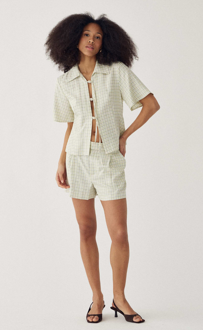 Noella Shorts - Kazianette MW - Denny Yellow Check