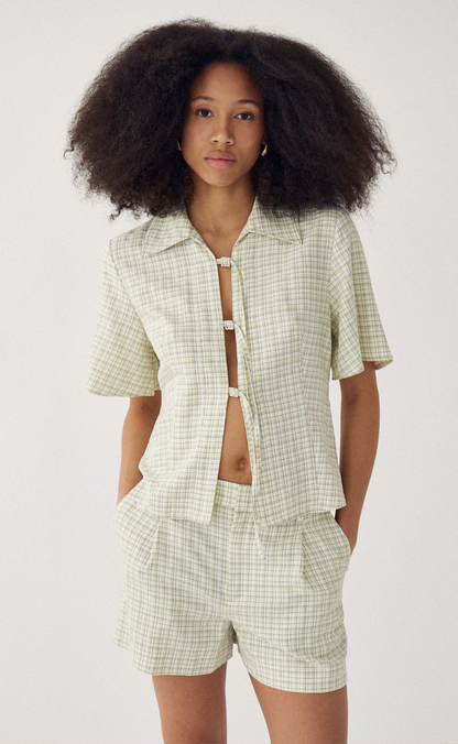 Noella Shorts - Kazianette MW - Denny Yellow Check