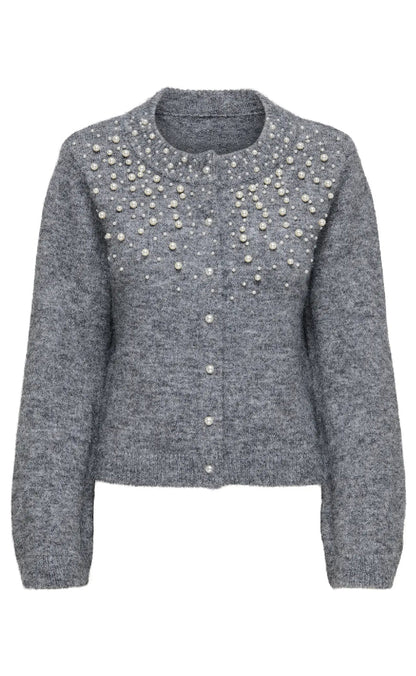 ONLY Cardigan - Miggie - Medium Grey Melange