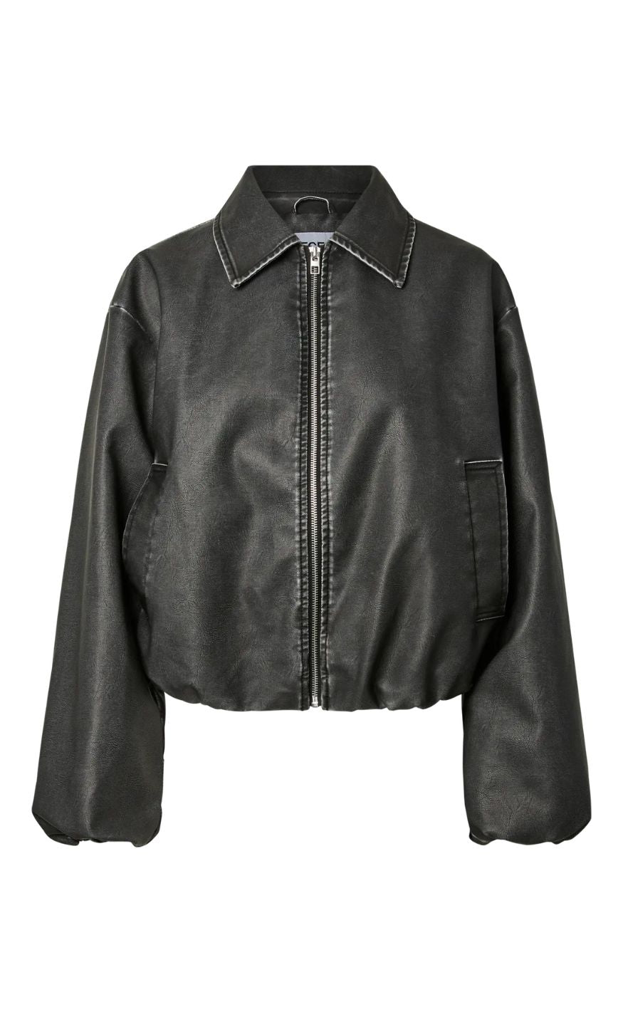Pieces Jakke - Giselle - Black Washed
