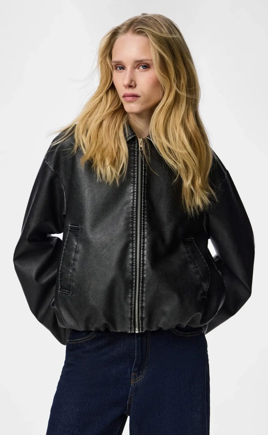Pieces Jakke - Giselle - Black Washed