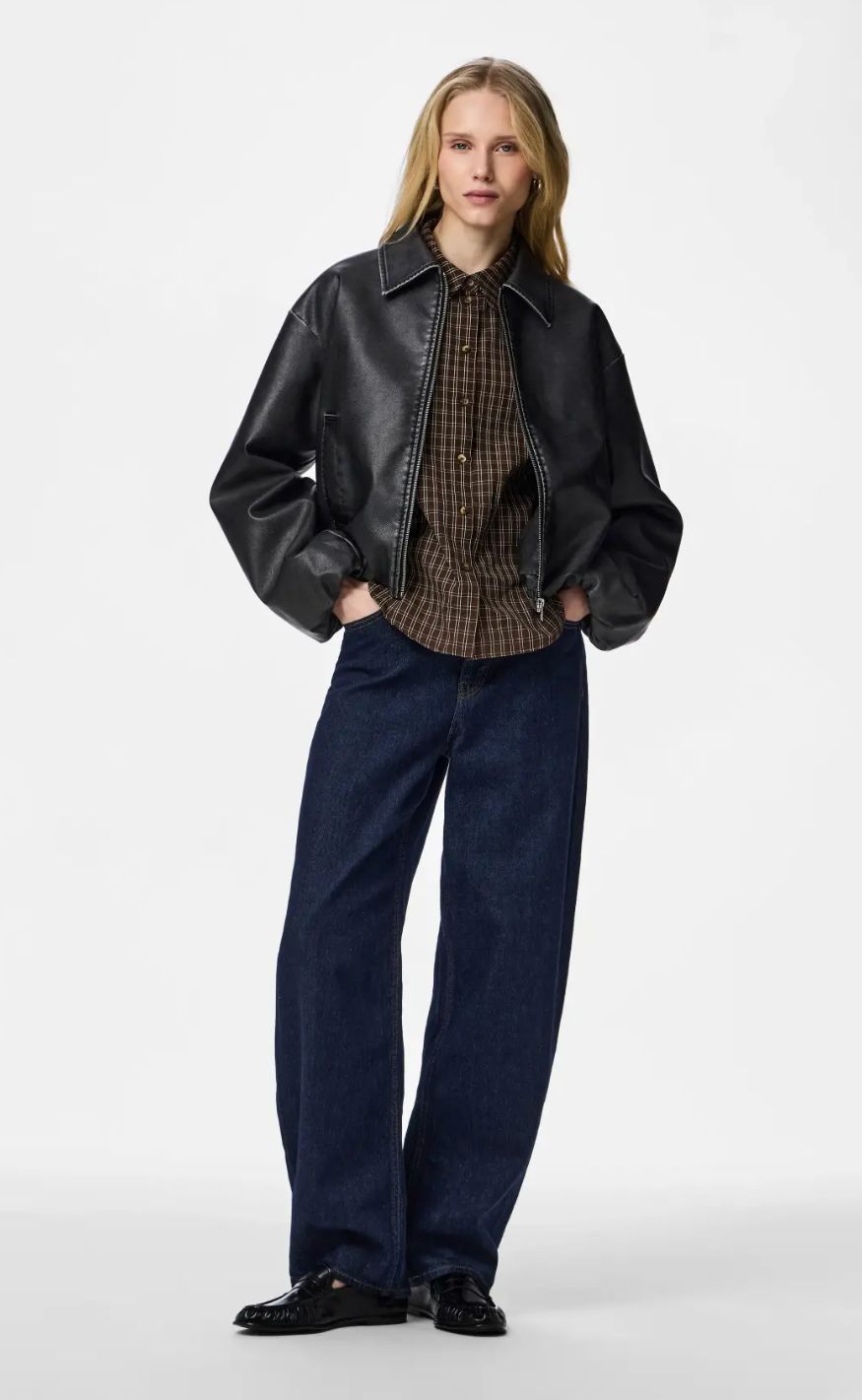 Pieces Jakke - Giselle - Black Washed