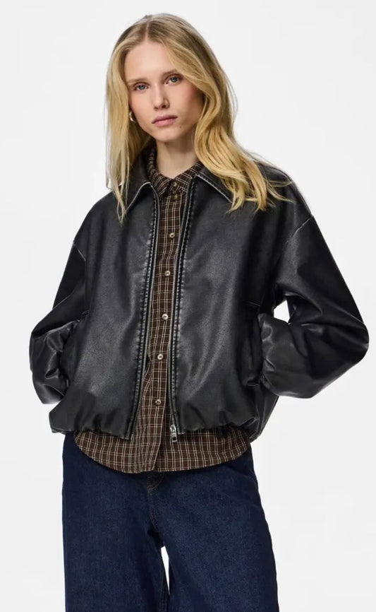 Pieces Jakke - Giselle - Black Washed