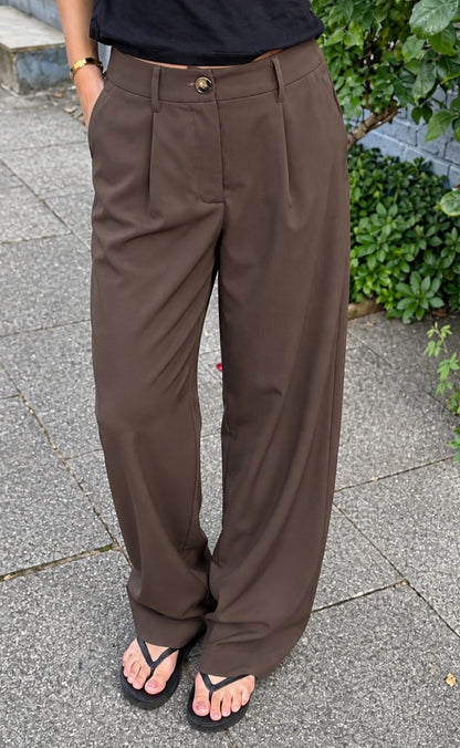 Say INA Copenhagen Bukser - Sanna - Dark Brown