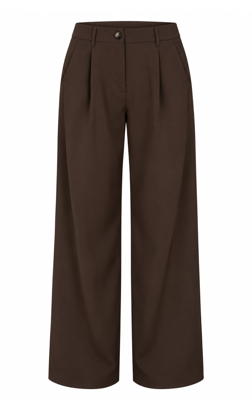 Say INA Copenhagen Bukser - Sanna - Dark Brown
