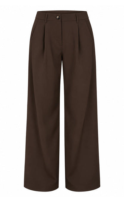 Say INA Copenhagen Bukser - Sanna - Dark Brown