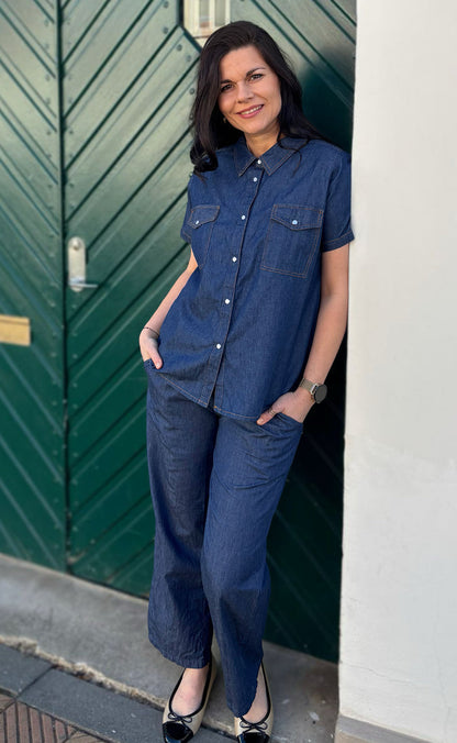 Say INA Copenhagen Bukser - Detia - Denim Blue