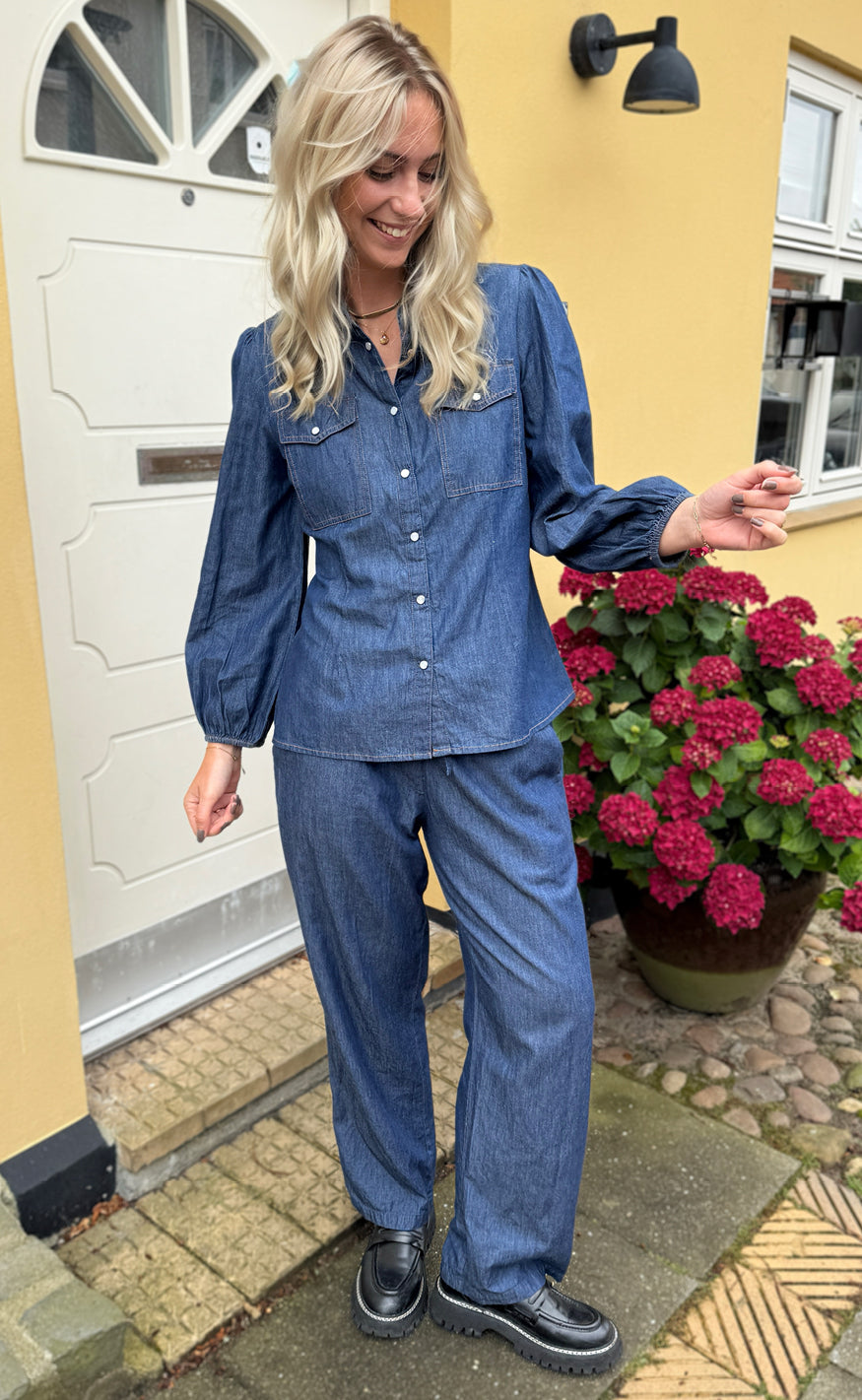 Say INA Copenhagen Bukser - Detia - Denim Blue