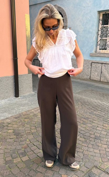 Say INA Copenhagen Bukser - Yasmin - Dark Brown