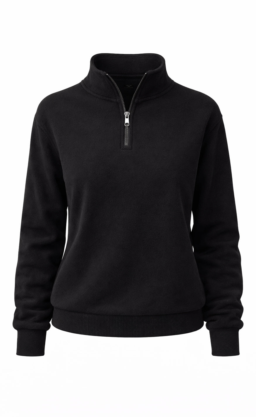 Say INA Copenhagen Fleece Trøje - Fie - Black