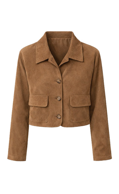 Say INA Copenhagen Jakke - Kathi Suede - Camel
