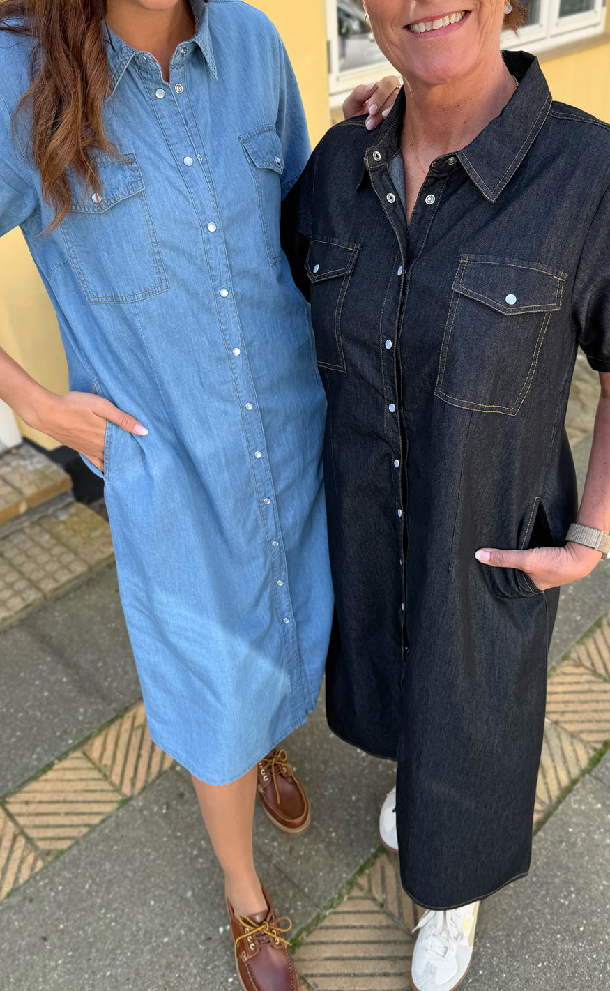 Say INA Copenhagen Kjole - Detia Summer - Black Denim