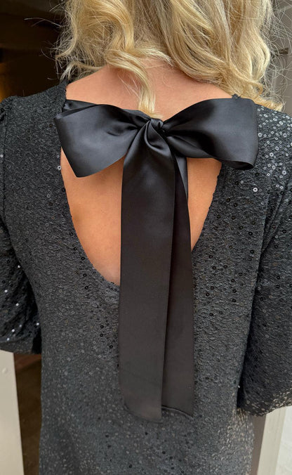 Say INA Copenhagen Kjole - Fia Long - Black Sequin