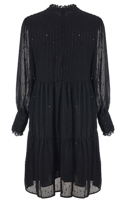 Say INA Copenhagen Kjole - Stina - Black Sequin