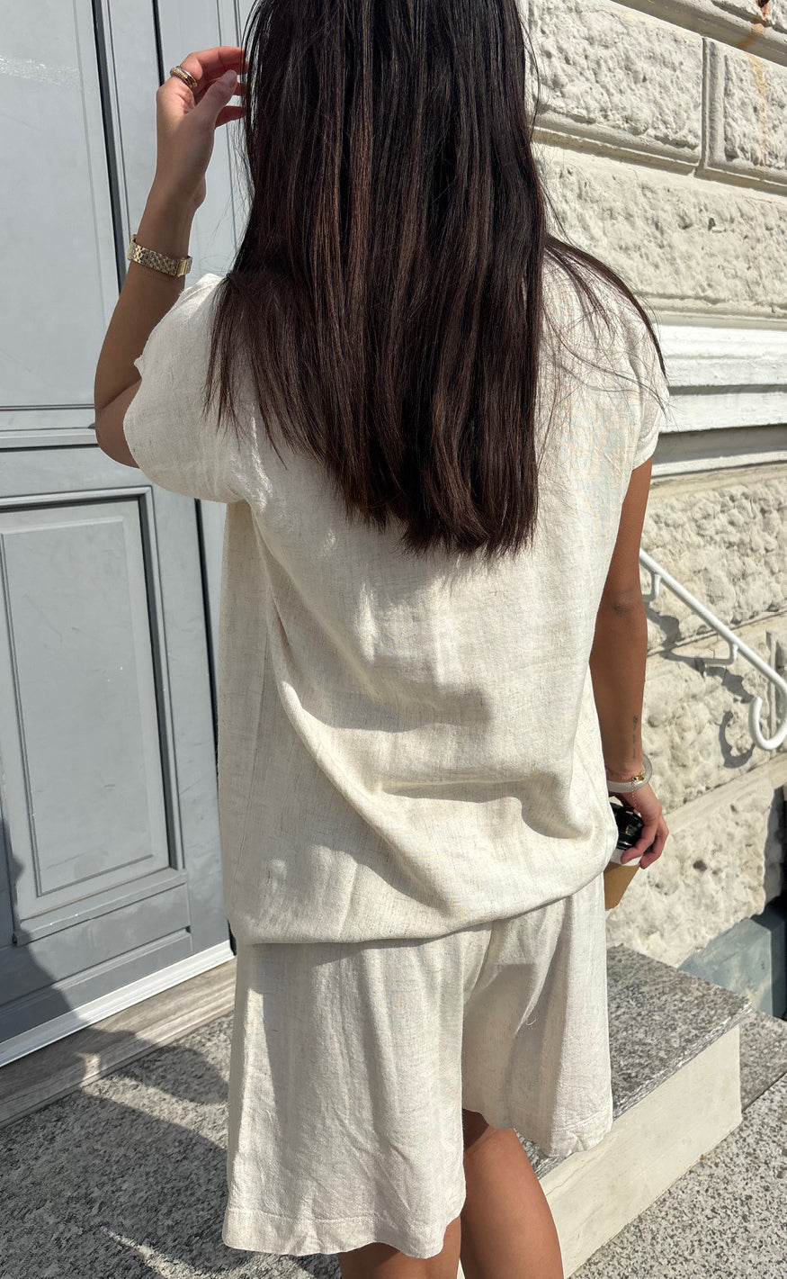 Say INA Copenhagen Shorts - Laura Linen - Sand
