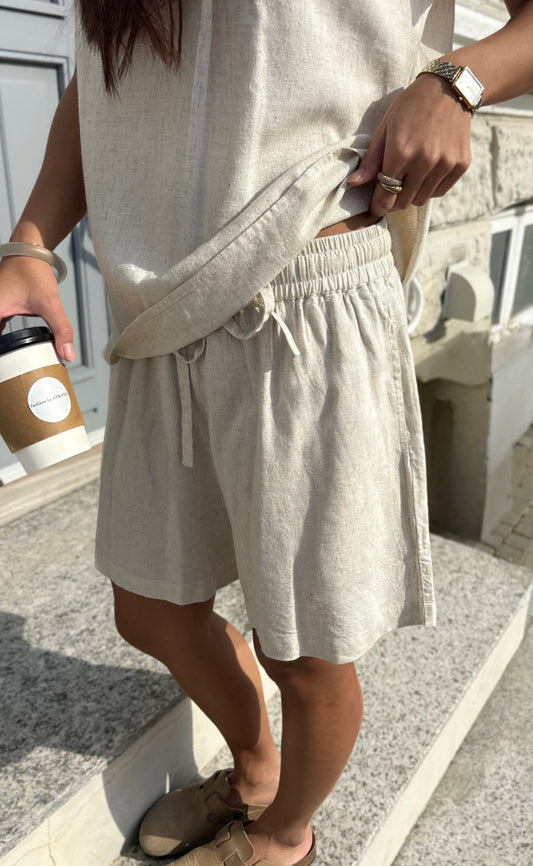 Say INA Copenhagen Shorts - Laura Linen - Sand
