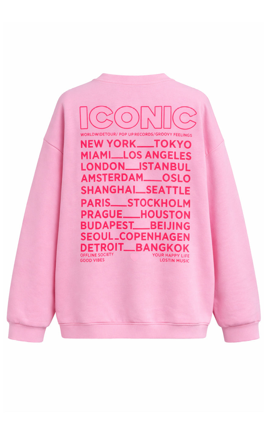Say INA Copenhagen Sweatshirt - Iconic City - Pink