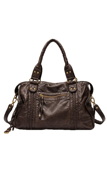 Say INA Copenhagen Taske - Cannes City - Dark Brown PU Leather
