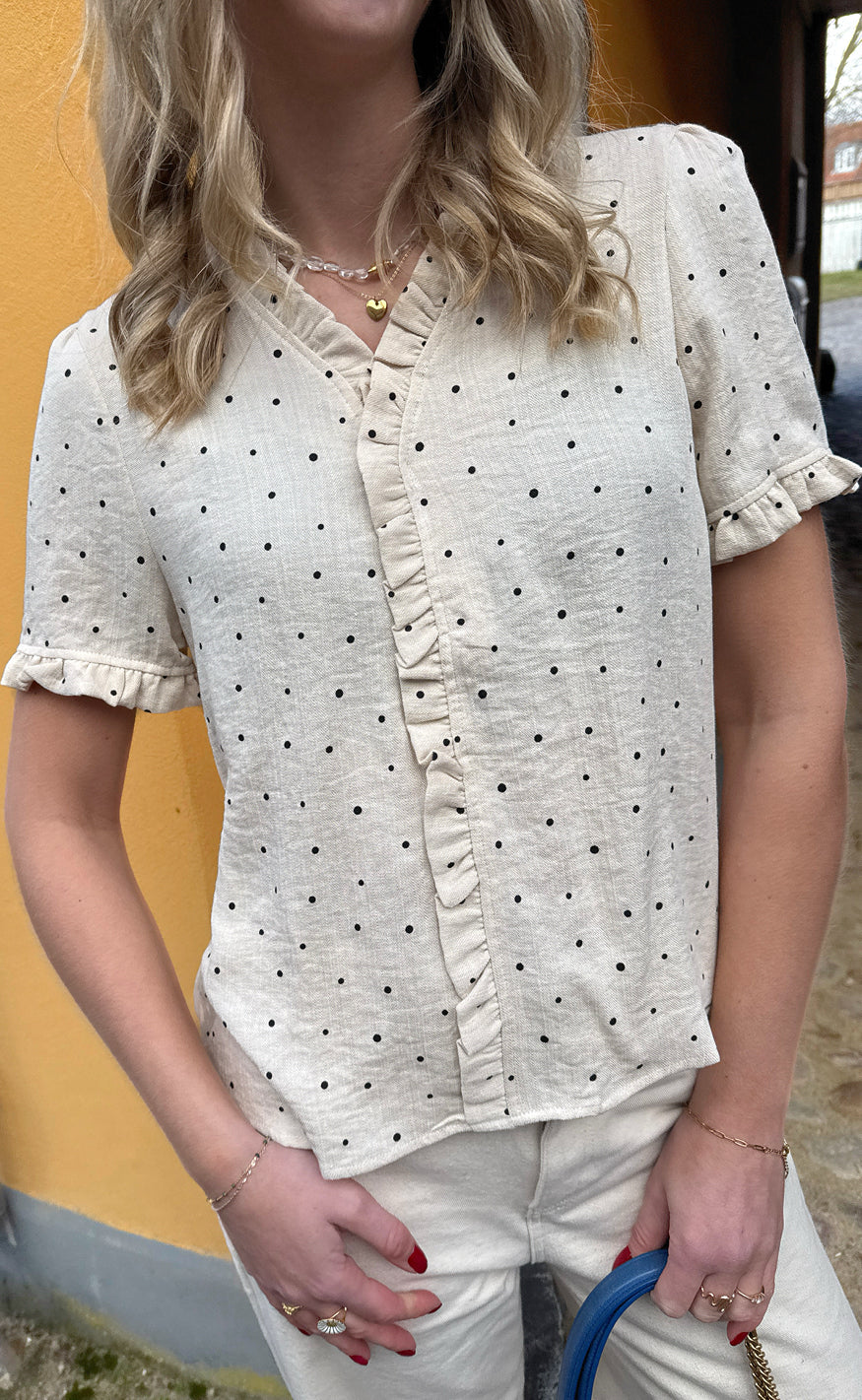 Say INA Copenhagen Top - Catja - Black Dots