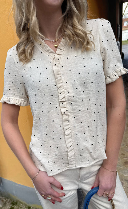 Say INA Copenhagen Top - Catja - Black Dots